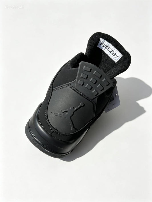 Air Jordon 4 Blackcat Leather