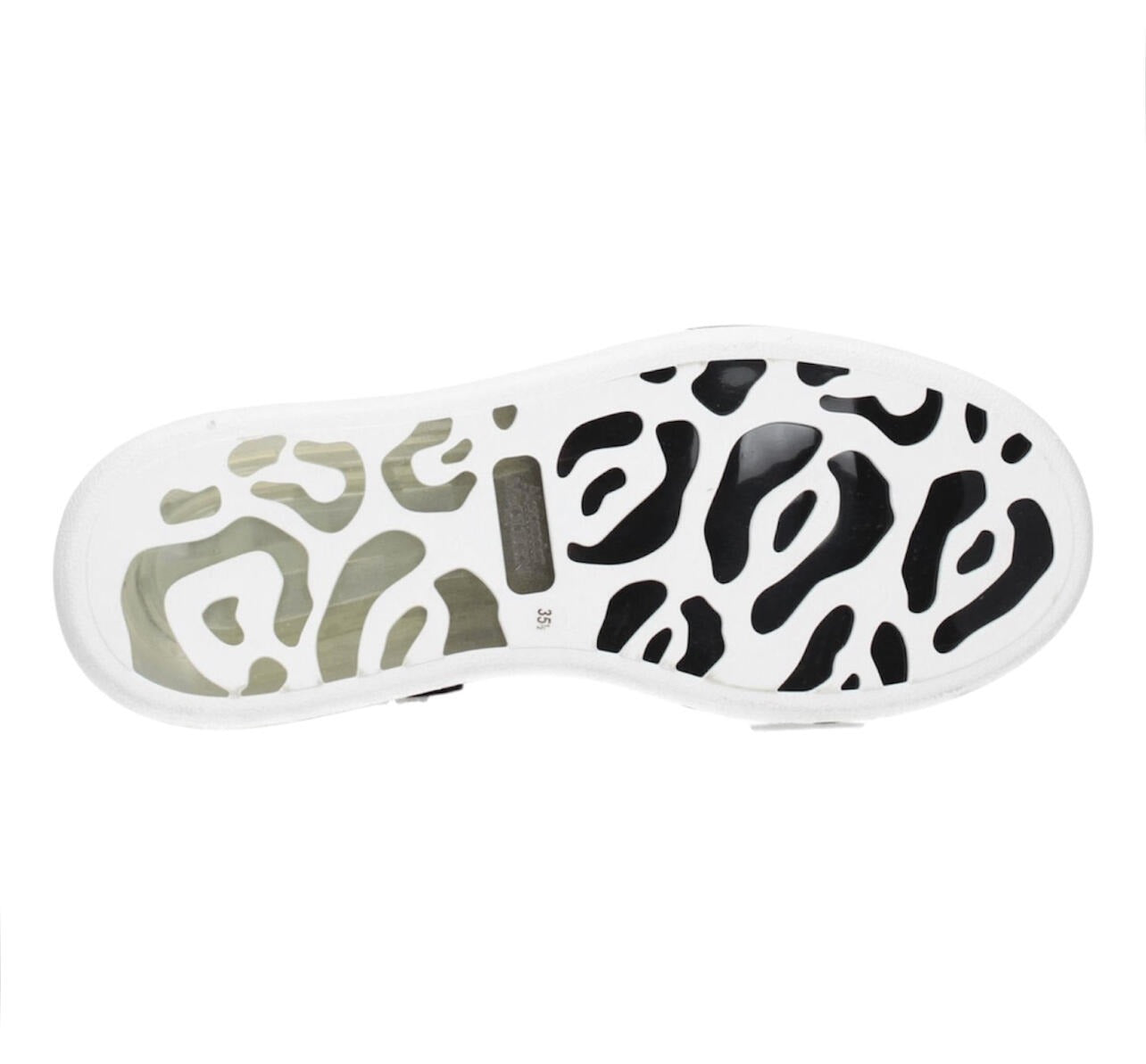 Alexander McQueen Sole Transparent & Black