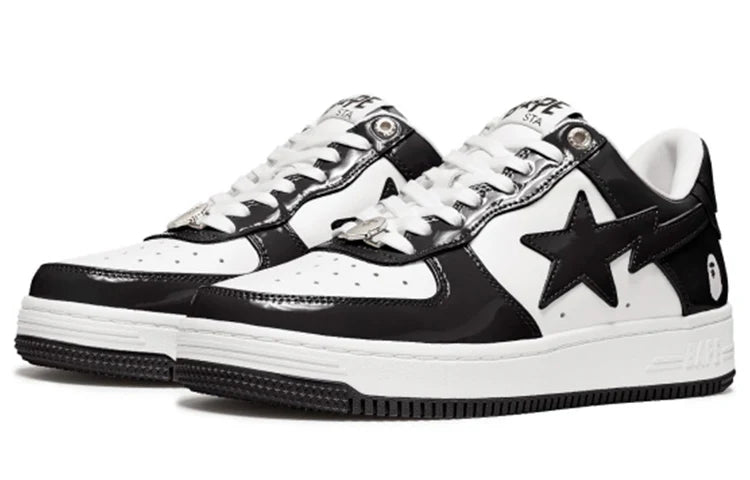 Bape Star Low Black White