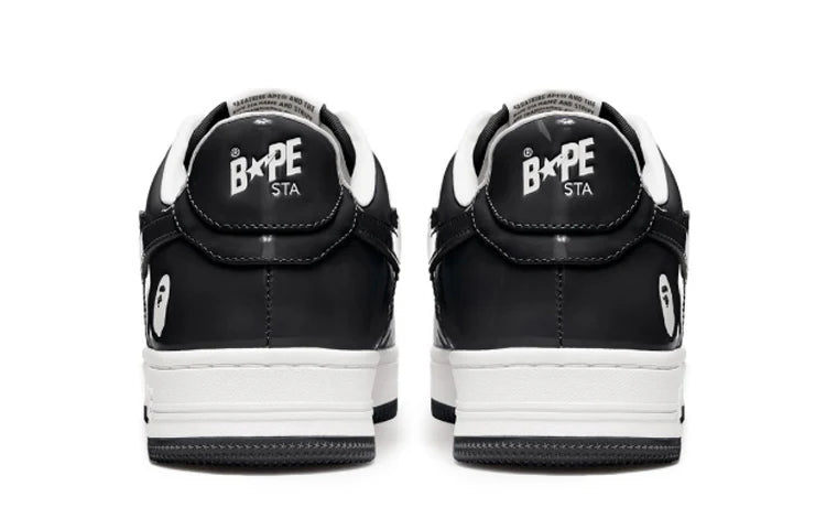Bape Star Low Black White