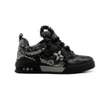LV Skate Trainer Black Swarovski Monogran