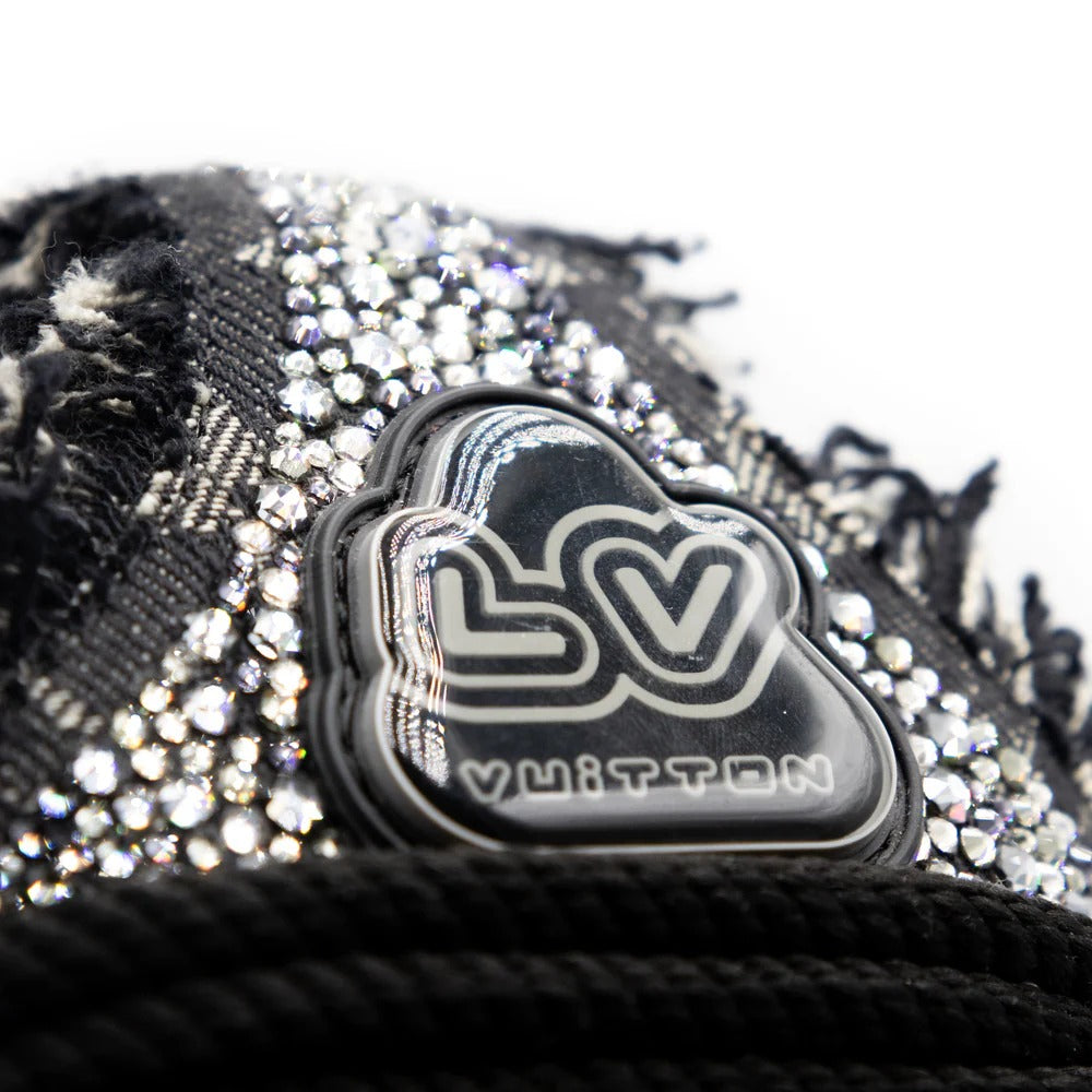 LV Skate Trainer Black Swarovski Monogran