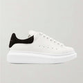 Alexxander McQueen White & Black Back Suede