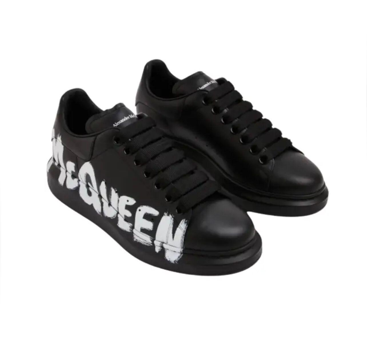Alexander McQueen Graffiti Black