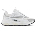 Diorr B22 White Reflective Calfskin Trainer