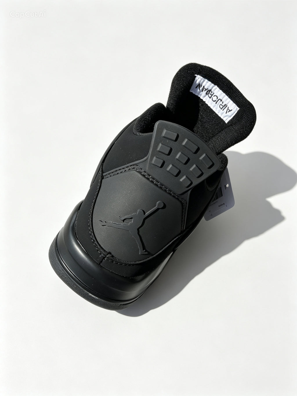 Jordan 4 Black Cat Leather Strap
