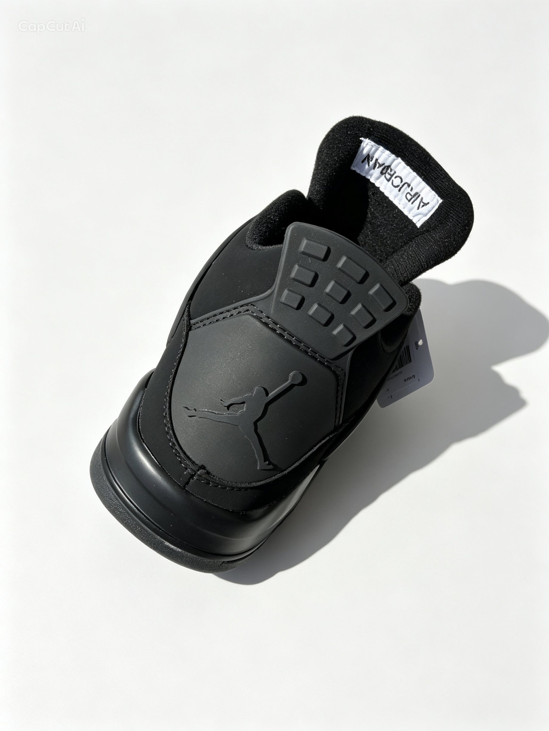 Jordan 4 Black Cat Leather Strap