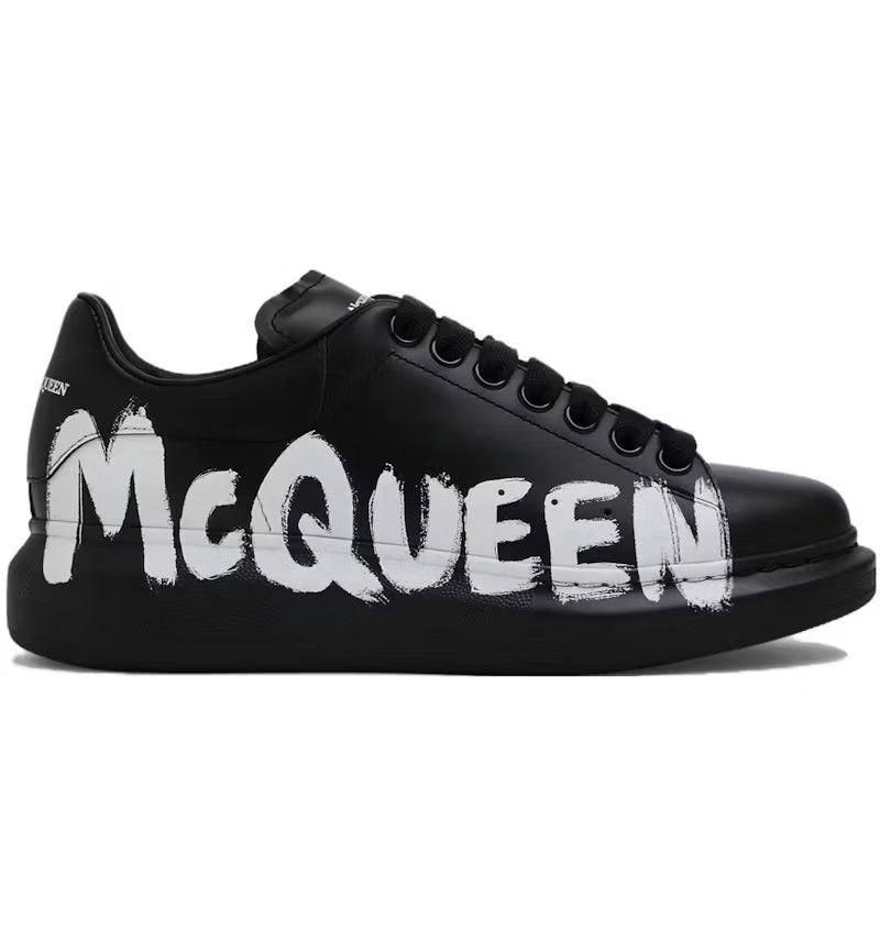 Alexander Mcqueen Graffitii Black Black