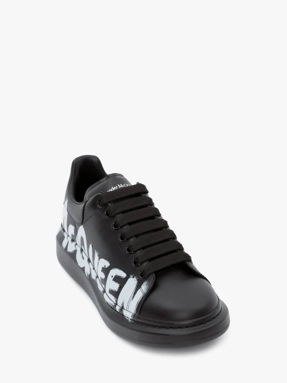 Alexander Mcqueen Graffitii Black Black