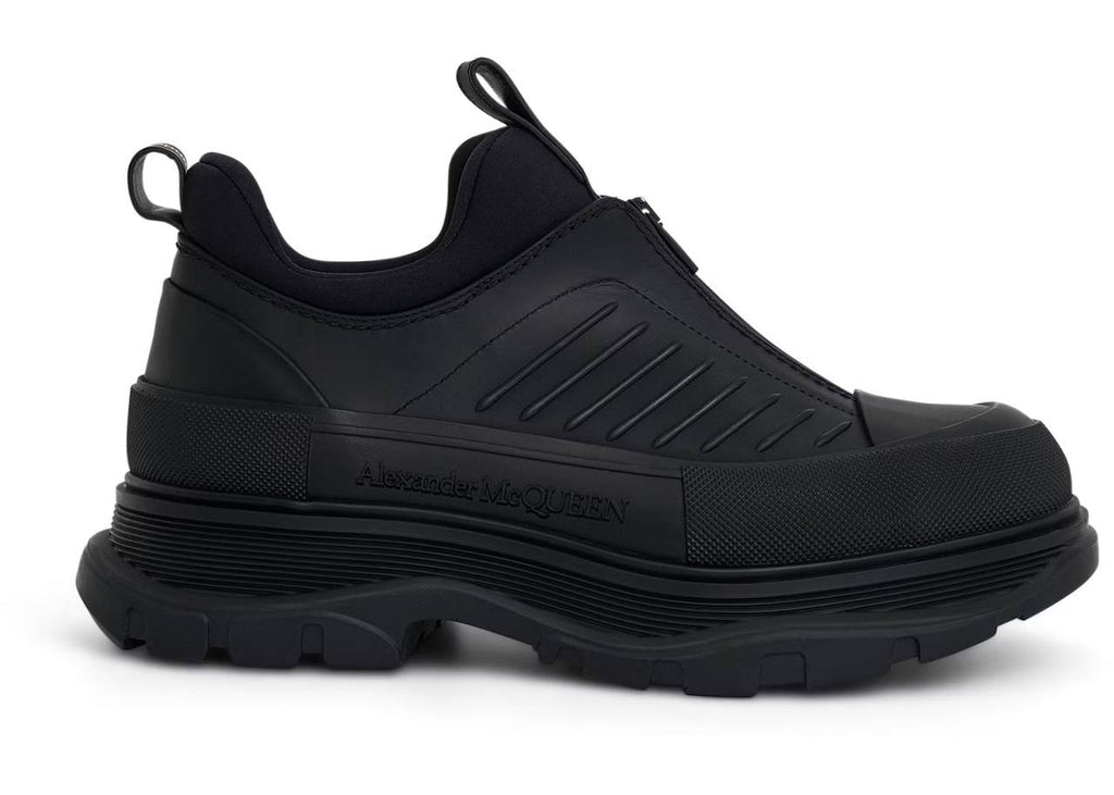 Alexander Mcqueen Zip Up Black