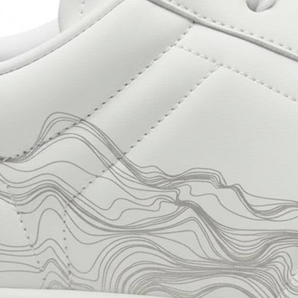 Zara Zigzag - White