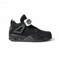 Air Jordon 4 Blackcat Leather