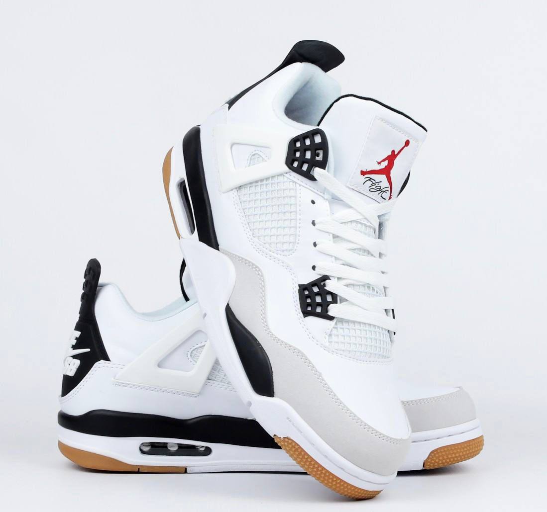 Air Jordon 4 Sb White