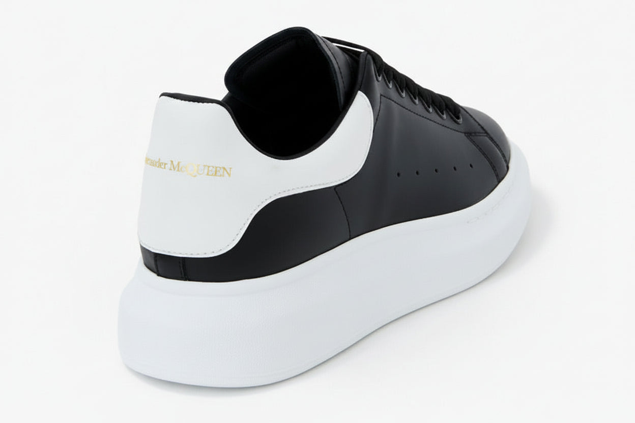 Alexander McQueen Cavo Black Top & White Sole