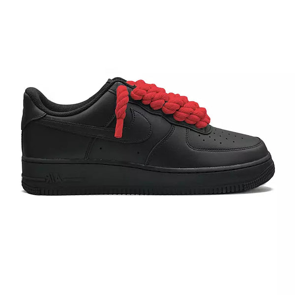 Air Force 1 Black Lace Red