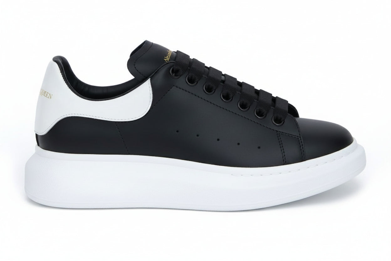 Alexander McQueen Cavo Black Top & White Sole