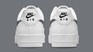 Air Force 1 White Double Logo Grey
