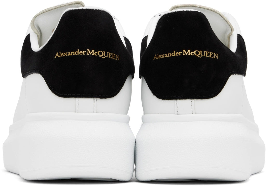 Alexxander McQueen White & Black Back Suede