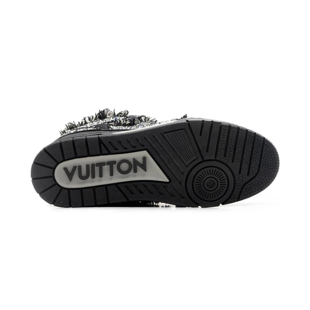 LV Skate Trainer Black Swarovski Monogran