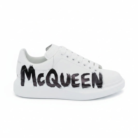 ALEXANDER McQueen Graffitii Black White