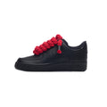Air Force 1 BLACK ROBE LACES RED