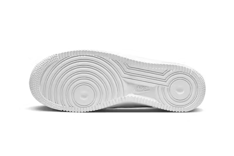 Air Force 1 White Double Logo Grey