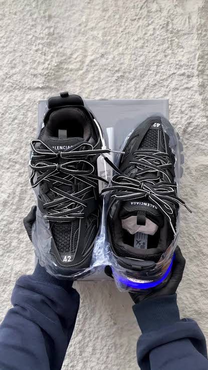 Balenciaga Track Black Led Black