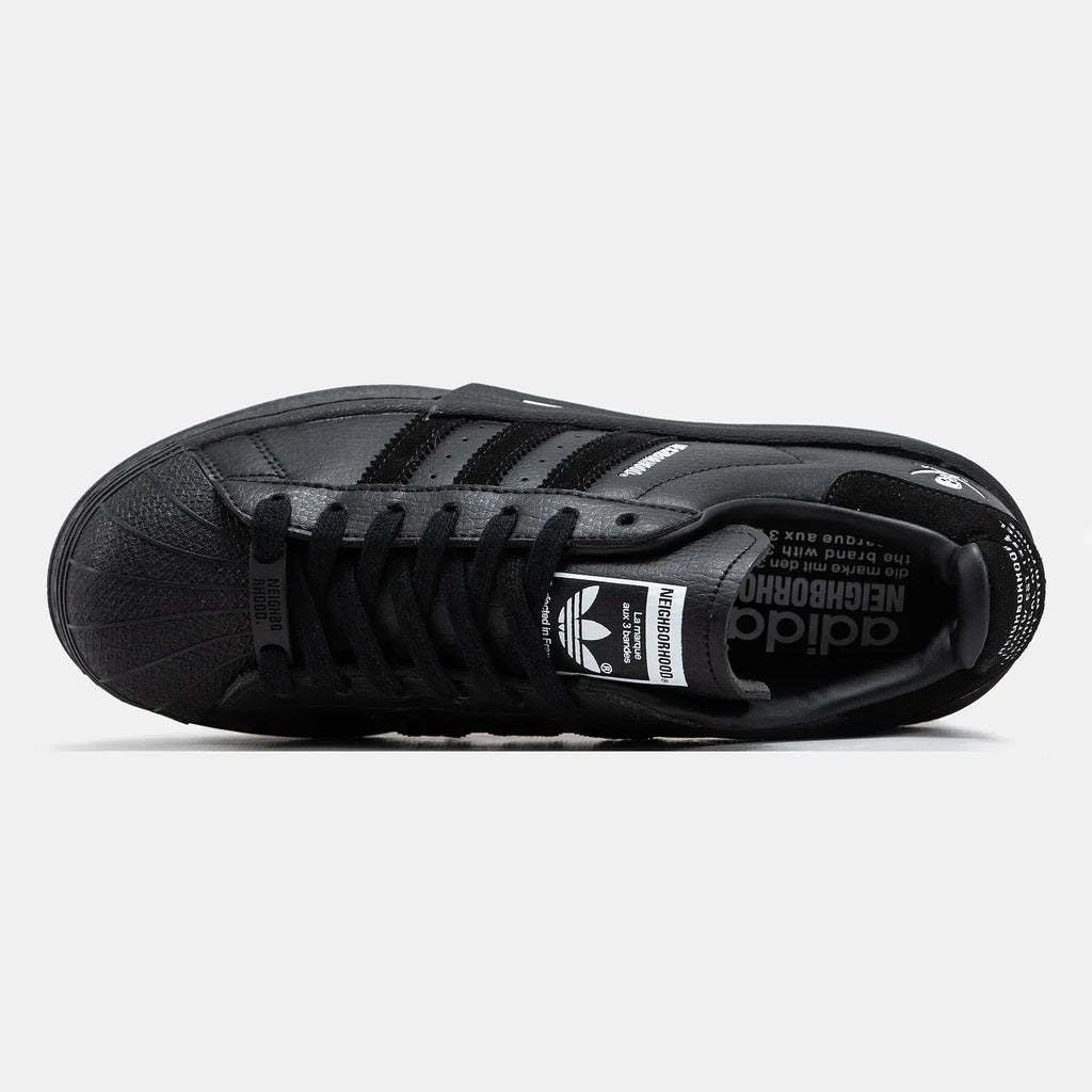 Super Star  Neighborhood Black Sneaker
