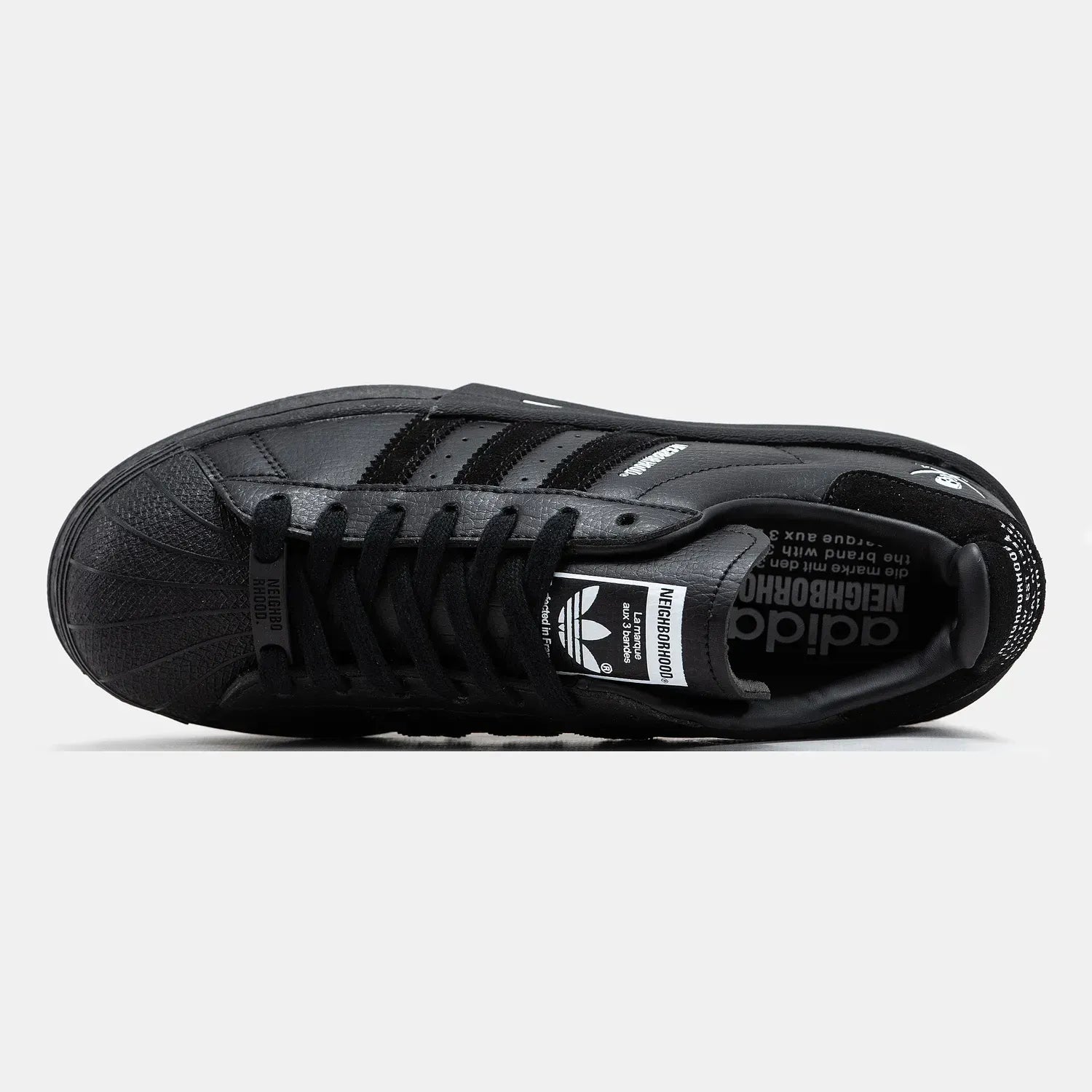 Super Star  Neighborhood Black Sneaker
