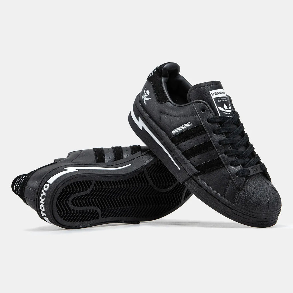 Super Star  Neighborhood Black Sneaker