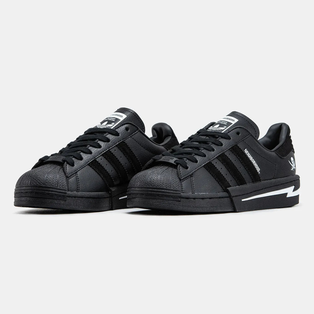 Super Star  Neighborhood Black Sneaker