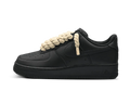 Air Force 1 BLACK ROBE LACES BEIGE