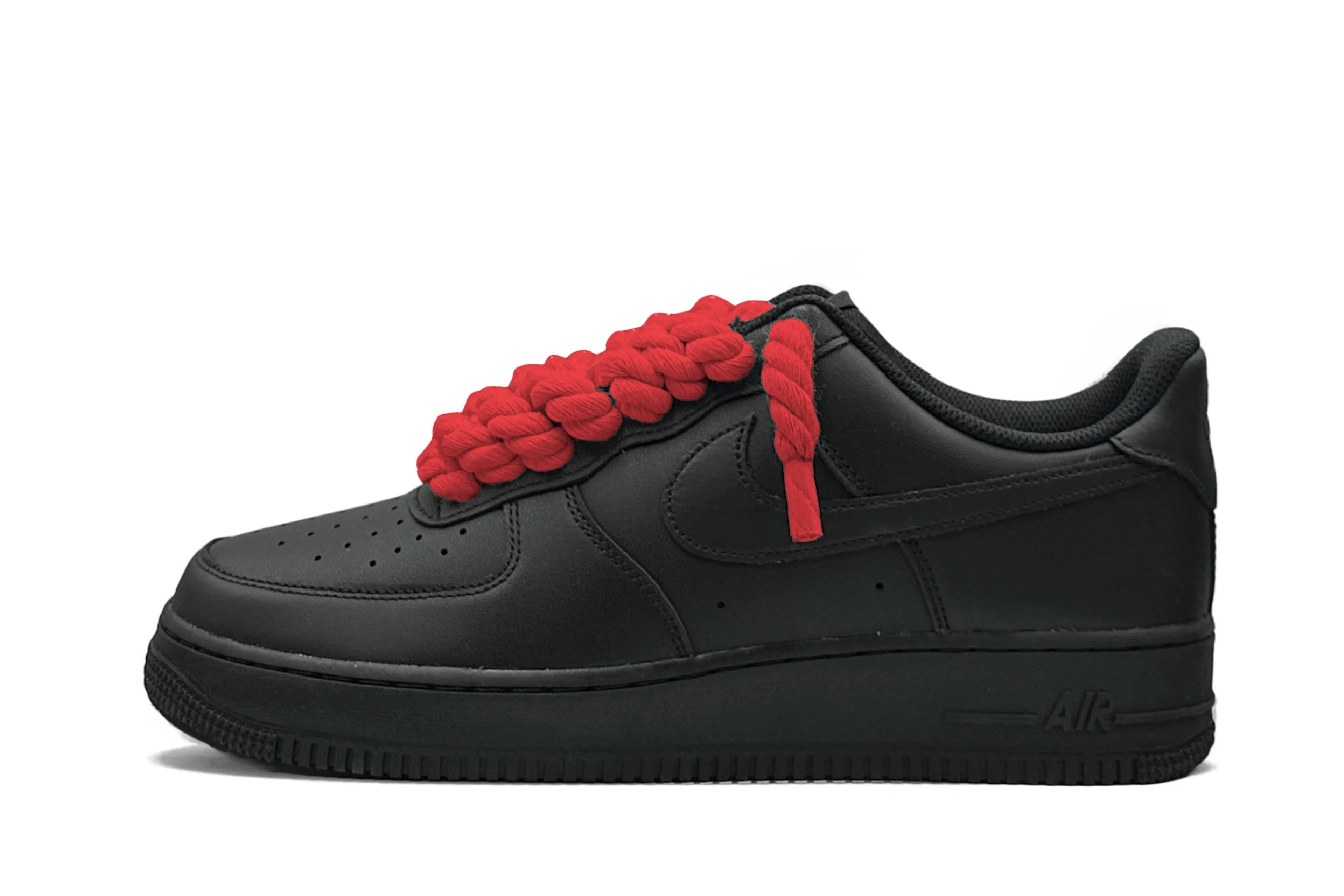 Air Force 1 Black Lace Red