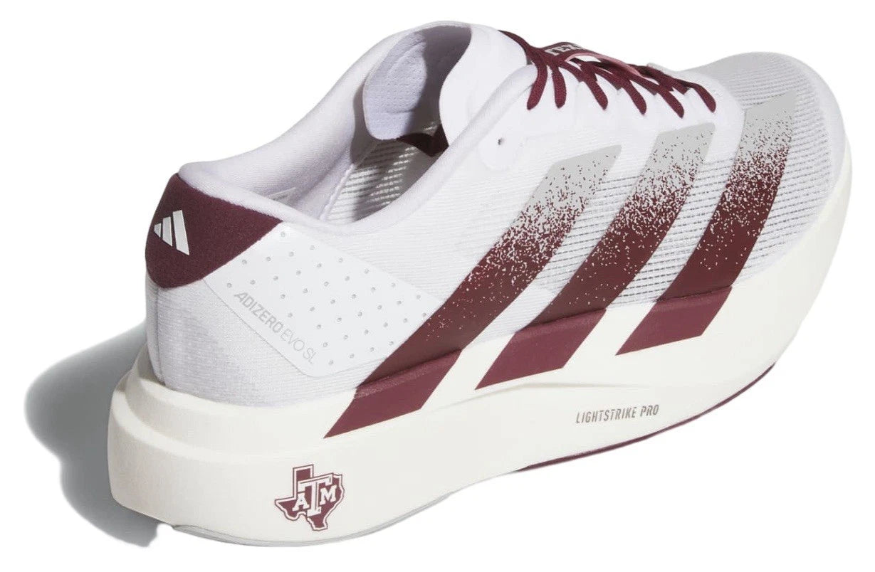 Adizero White & Burgandy