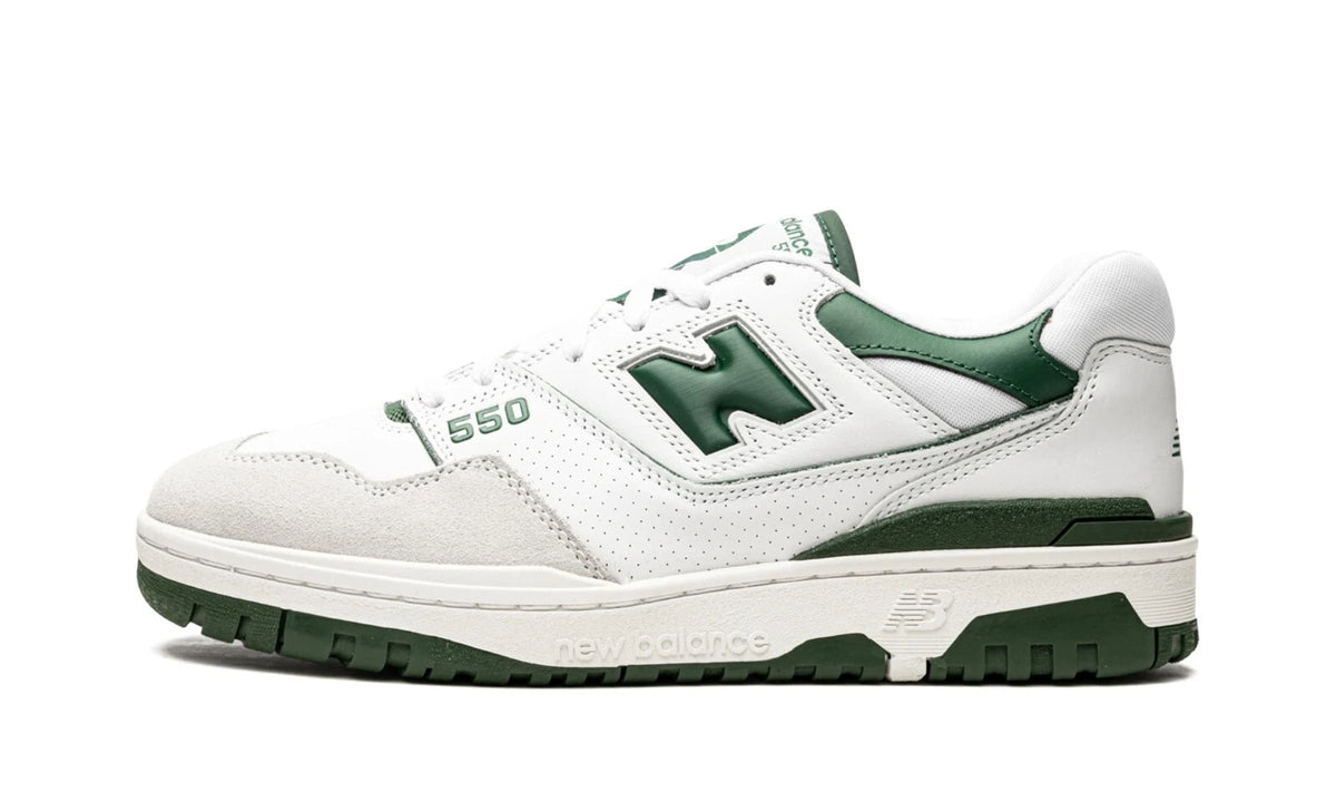 New Balance 550 WHITE & GREEN