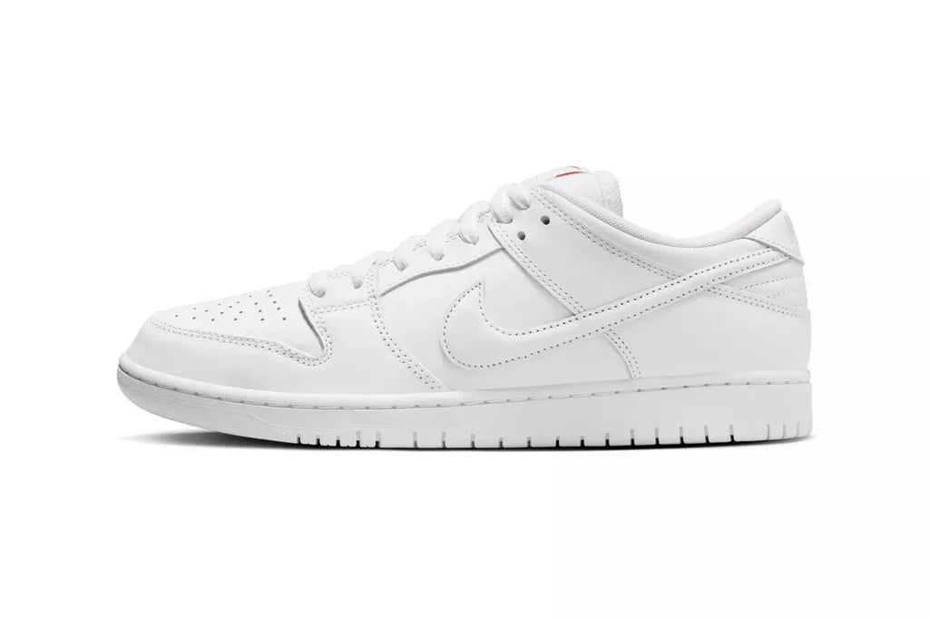 Nike SB Dunk Low Pro  "Triple White"