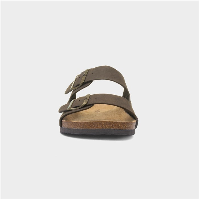 Sandales Double Strap Dark brown