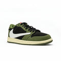 <h4 style="text-align: center;">Bold olive tones meet premium craftsmanship in this Travis Scott-inspired silhouette. Built for the collector who values editorial-grade aesthetics and streetwear credibility. Rich colorway, elevated proportions, and meticulous construction define this statement piece. Perfect for styling with luxury basics or making impact on its own.</h4>