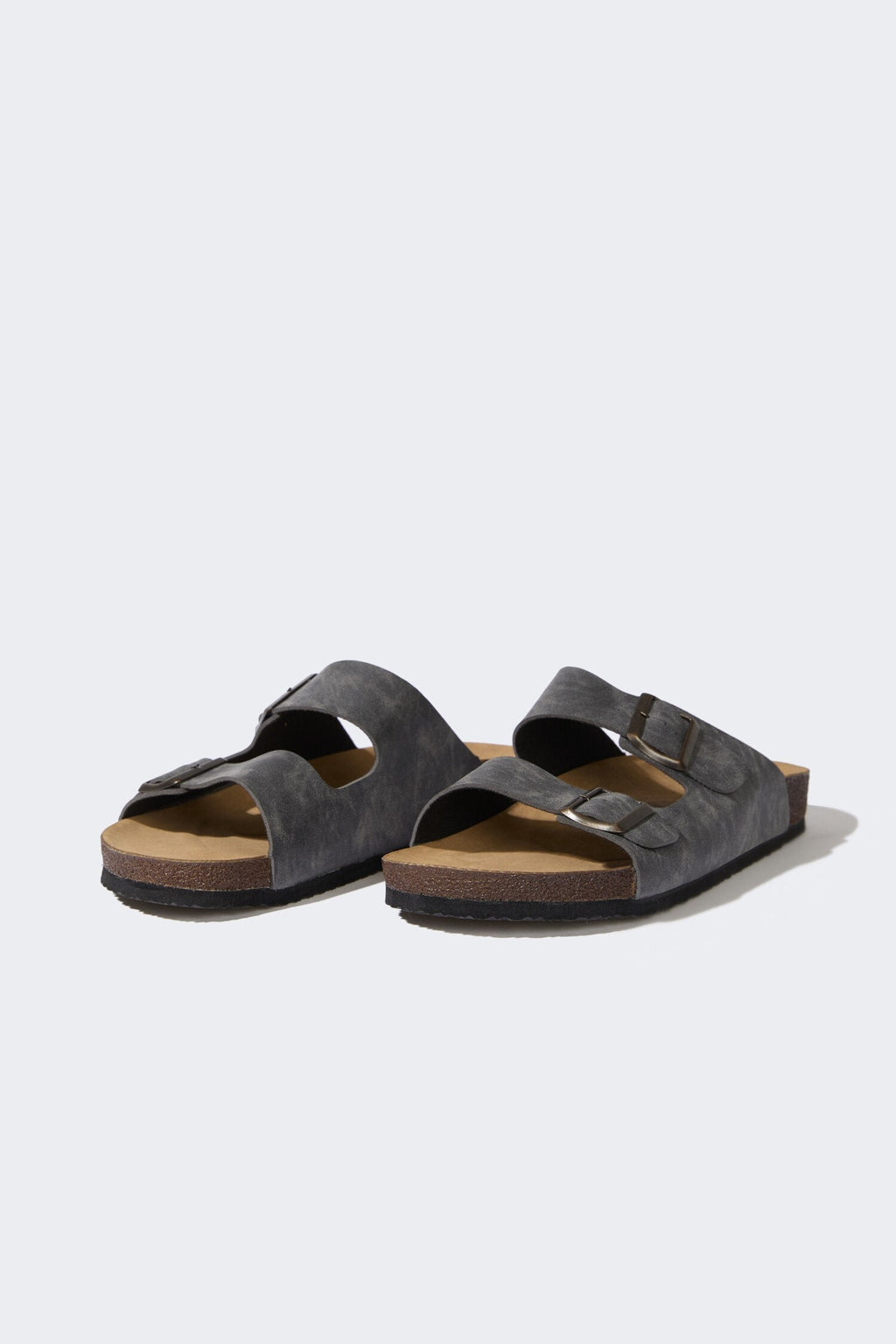 Sandales Double Strap Gray