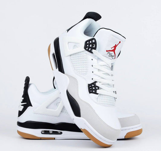 Air Jordon 4 Sb White