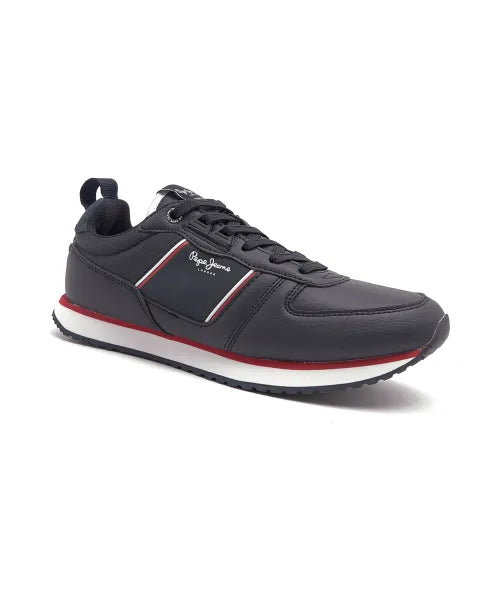 The selected region appears to show a pair of black Pepe Jeans Tour Club sneakers featuring distinctive side striping and contrast paneling.