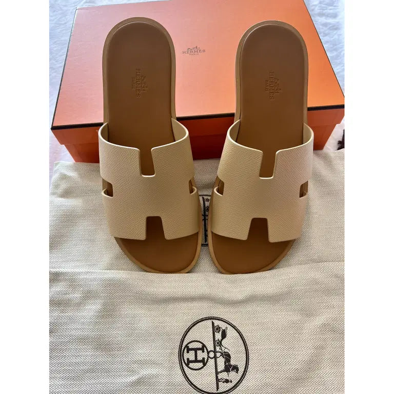 Hermes Slipper Beige