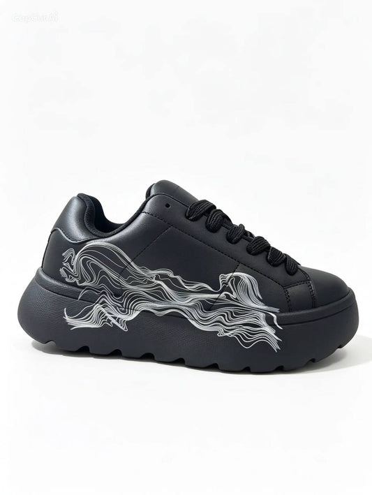 Zara Zigzag Black