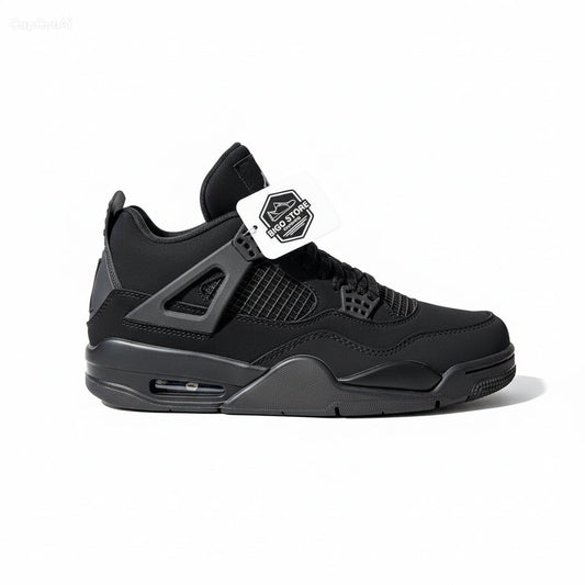 Air Jordon 4 Blackcat Leather