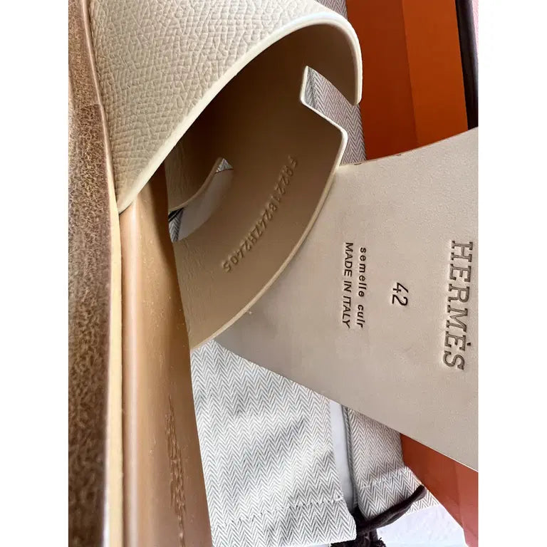 Hermes Slipper Beige