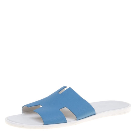 Hermes Slipper WHITE & BLUE