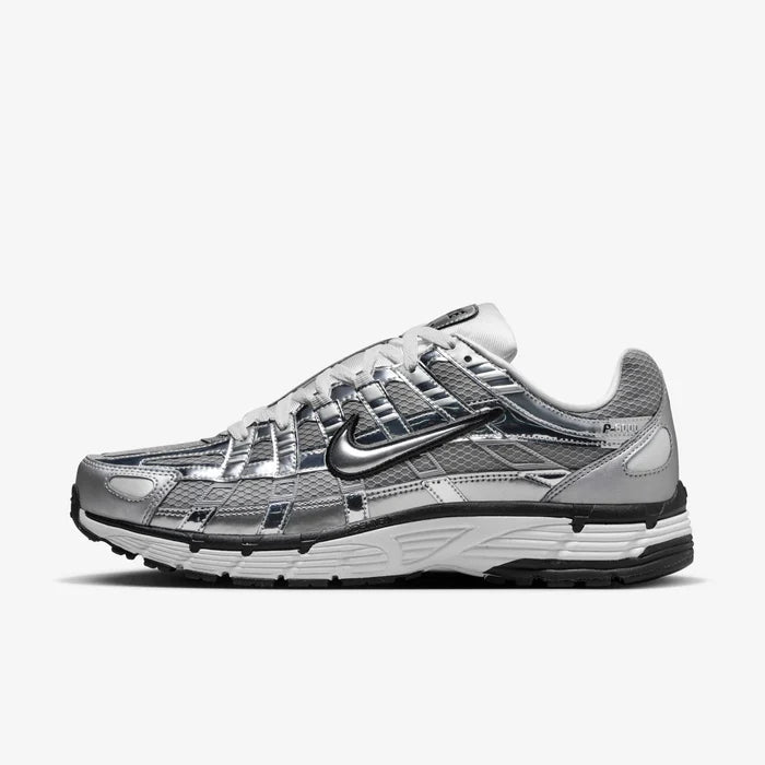 <h4 style="text-align: center;"><strong>Look to the future with the Nike P-6000. Featuring a design inspired by the 2006 Air Pegasus and space-age details—such as synthetic chrome leather and metallic-hued fabric—you’ll be ready for whatever comes next.</strong></h4>
